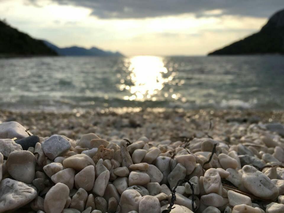 Apartmani Kremena Small Beach 200M Klek Kültér fotó